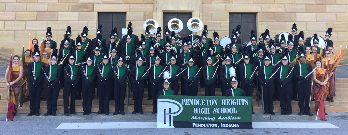 Chris Taylor’s Pendleton Heights High School Band at the Philadelphia’s Thanksgiving Day Parade.