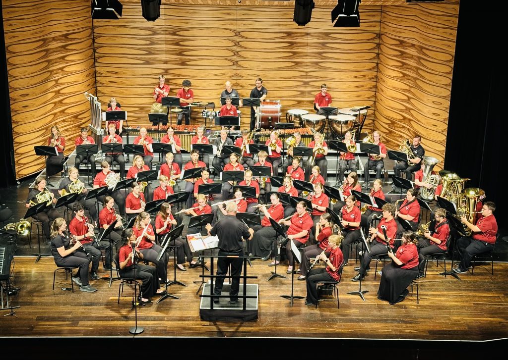 band performing at on stage